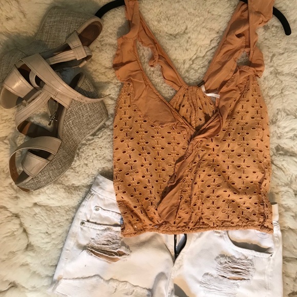 Free people orange crop - Picture 5 of 8